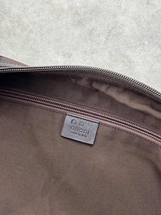 2000s Gucci Vintage GG Monogram Sheer Mesh Hobo Bag by Tom Ford aRkTEei 23