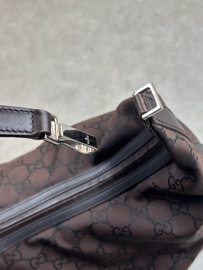 2000s Gucci Vintage GG Monogram Sheer Mesh Hobo Bag by Tom Ford aRkTEei 22