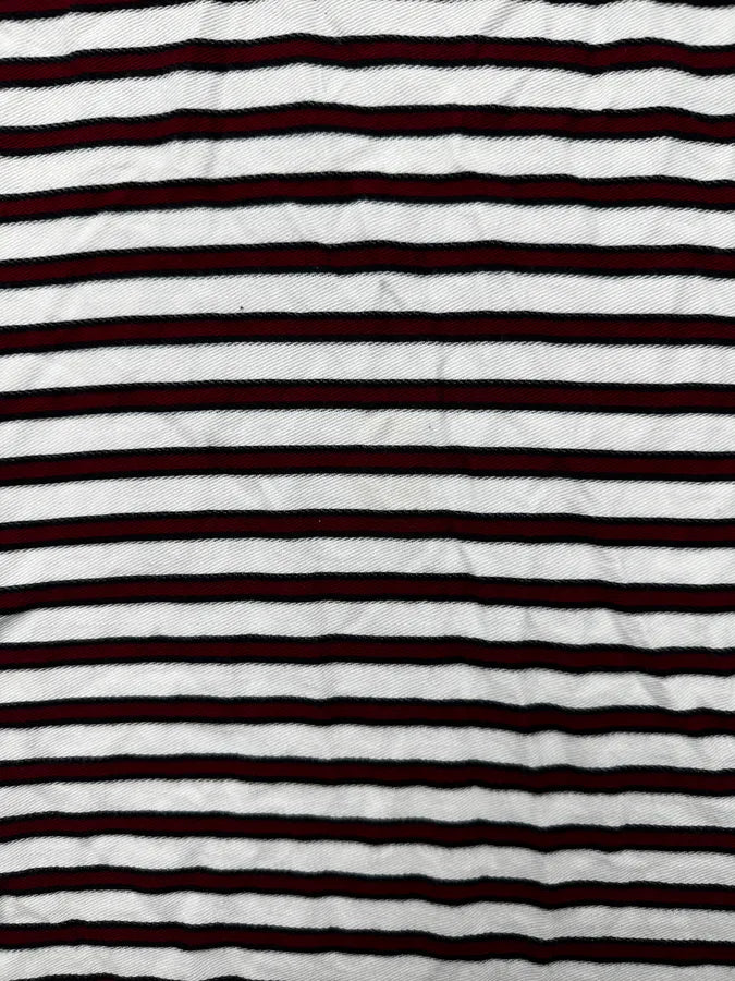 SS2008 Gucci White & Bordeaux Striped Polo by Frida Giannini pbUAbrF 6