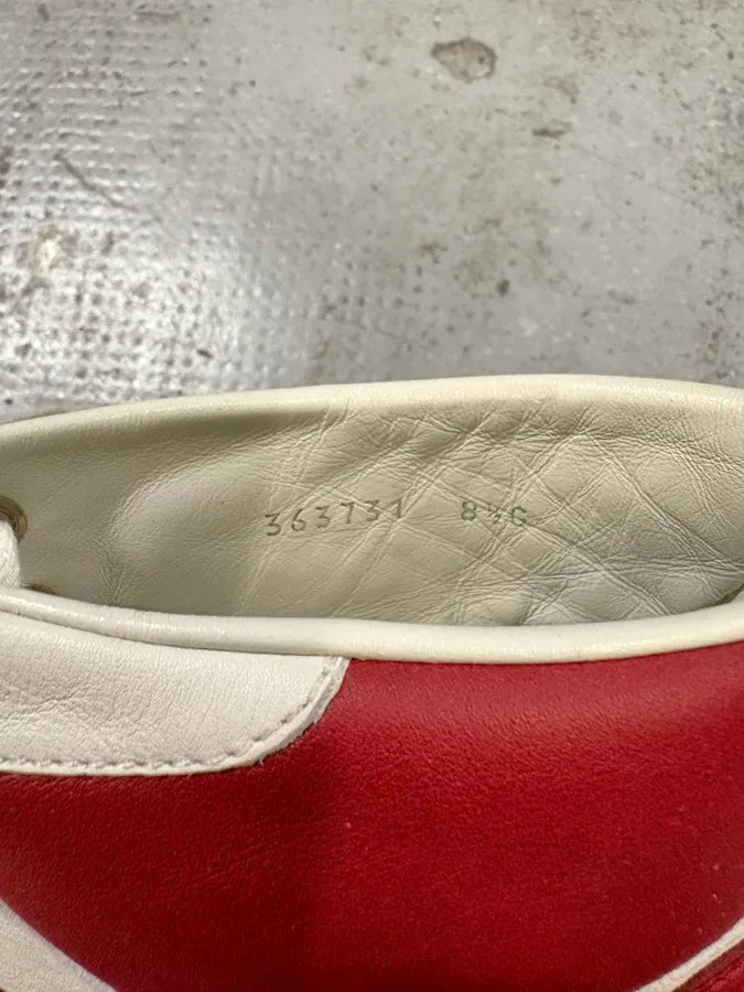 2000s Gucci White & Red High G Sneakers wPoGbxP 9