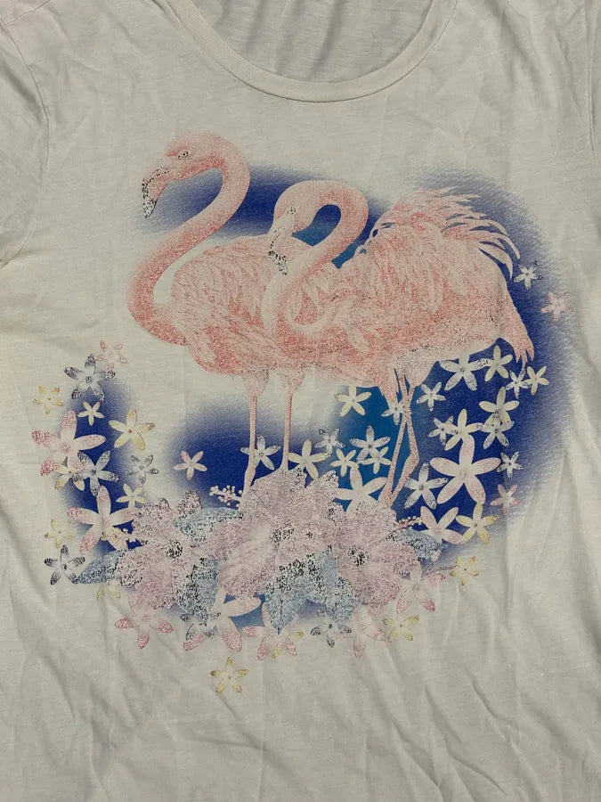 2000s Gucci White Flamingo T-Shirt TwDGrWp 5