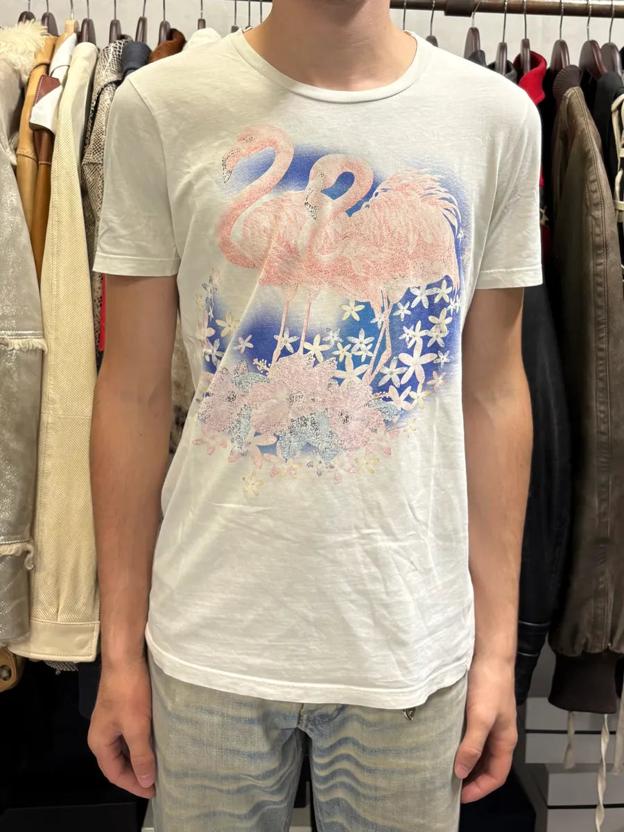 2000s Gucci White Flamingo T-Shirt TwDGrWp 1