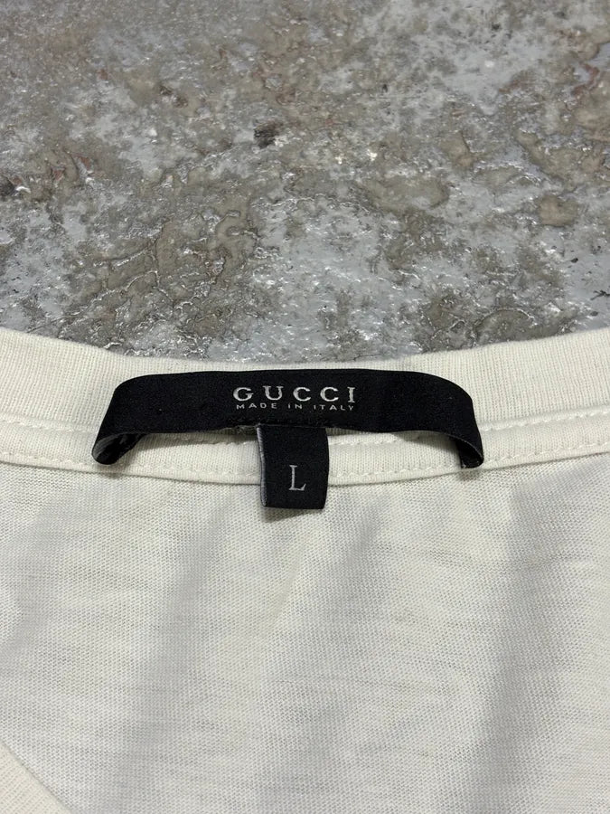 2000s Gucci White Flamingo T-Shirt TwDGrWp 7