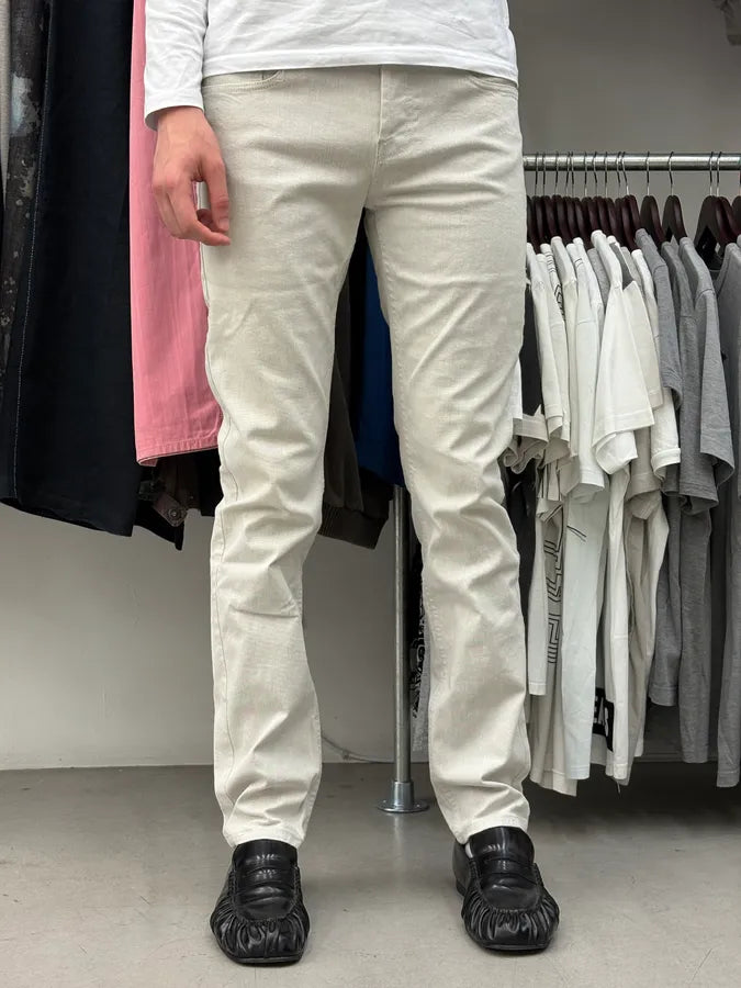 2000s Gucci White Minimalist Denim Jeans  iWaXjts 1
