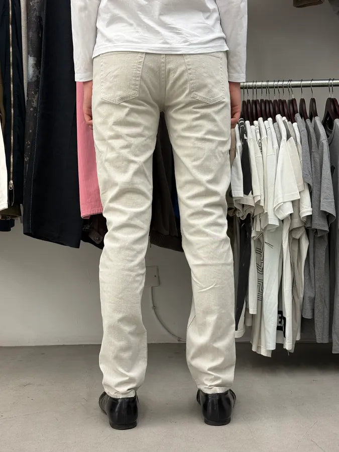 2000s Gucci White Minimalist Denim Jeans  iWaXjts 3