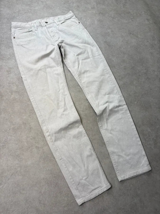 2000s Gucci White Minimalist Denim Jeans  iWaXjts 4