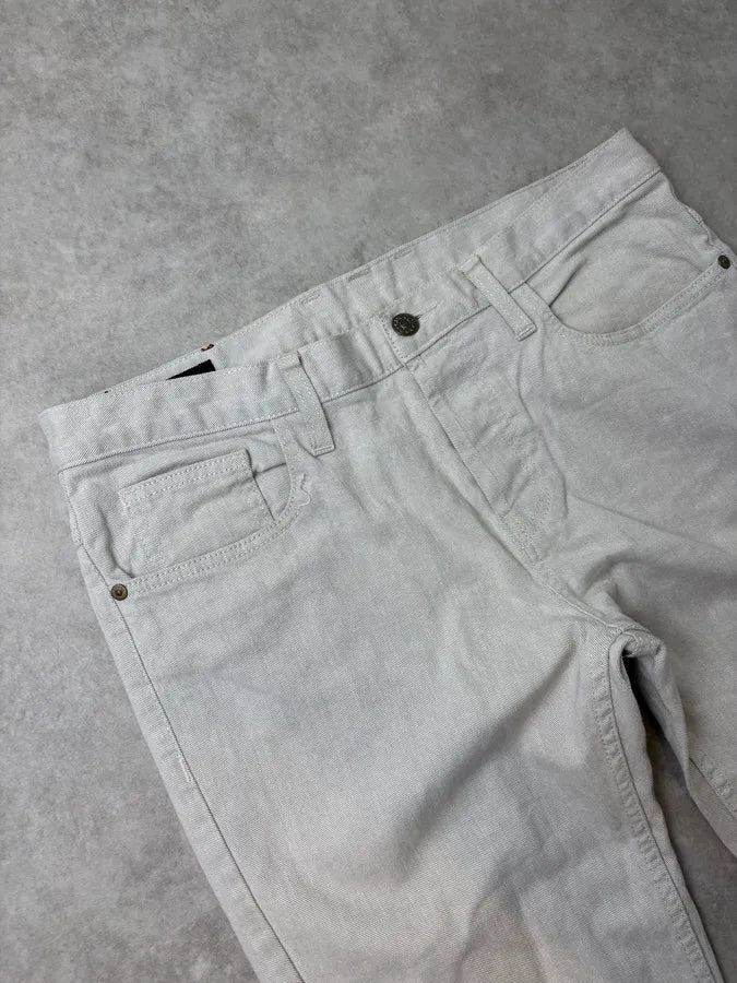 2000s Gucci White Minimalist Denim Jeans  iWaXjts 5