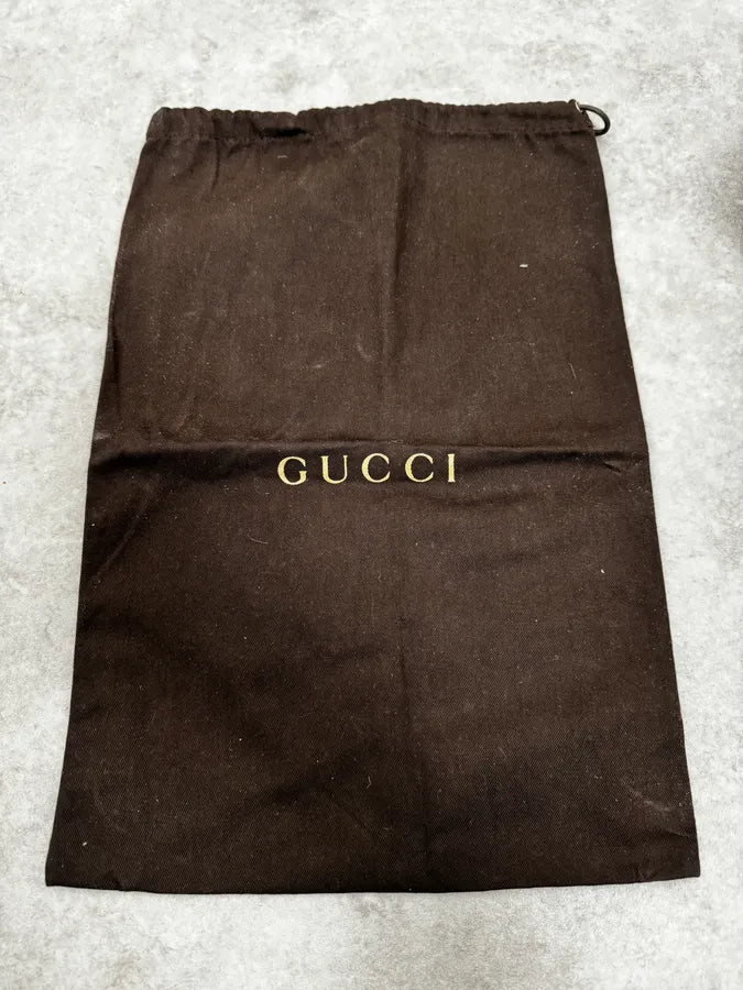 2000s Gucci White Shearling Italian Sneakers NtXSwnG 8