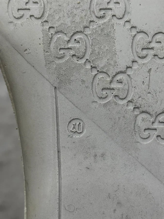 2000s Gucci White Shearling Italian Sneakers NtXSwnG 6