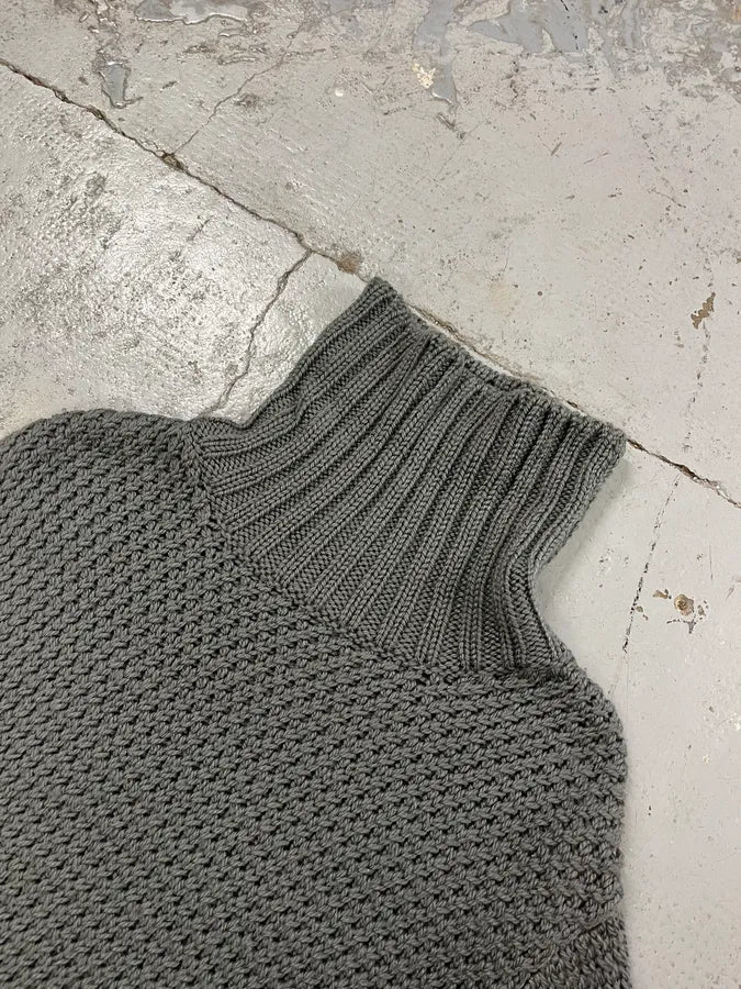 2000s Gucci Wool Grey Knitted Turtleneck Sweater BVnSStJ 4