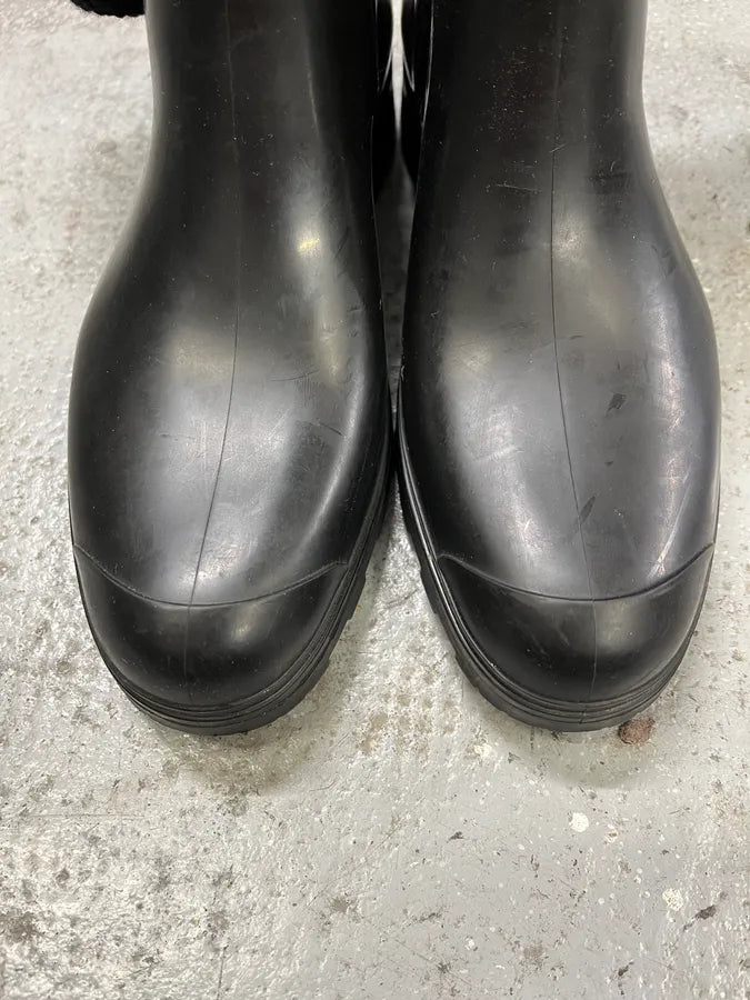 2000s Gucci Wool Hunter Black Boots (38.5eu/us6) CofZhvt 8