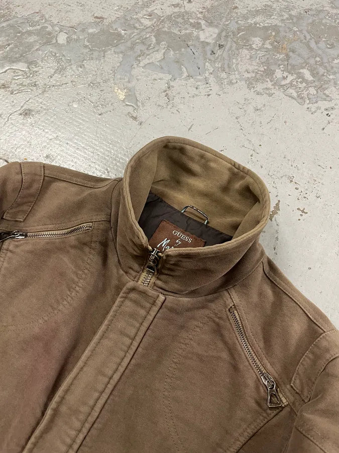 2000s Guess Brown Utility Jacket EGtAIxL 4