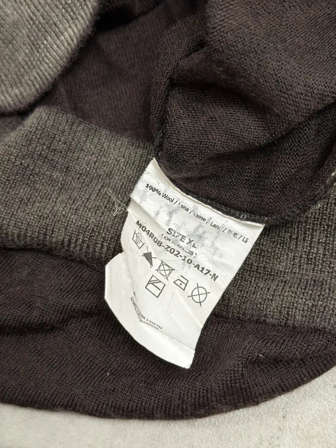 2000s Guess Brown Wool Puzzled Mozaic Sweater lWATaif 7