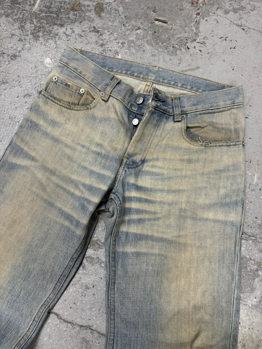 2000s Helmut Lang Blue Faded Washed Denim Jeans ShAVfQi 8