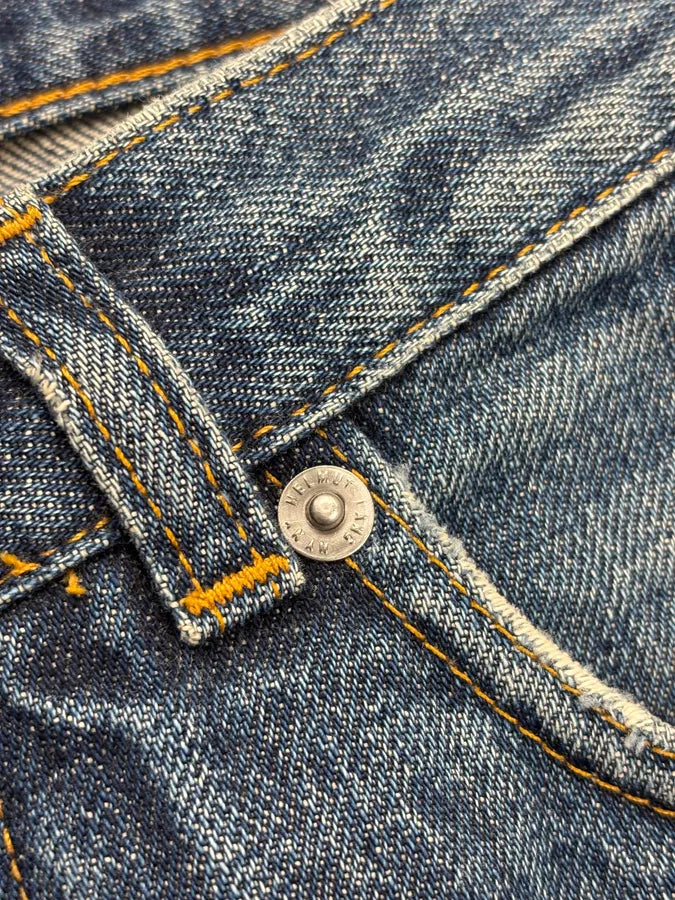 2000s Helmut Lang Blue Boot Cut Denim Jeans LwLWYPu 9