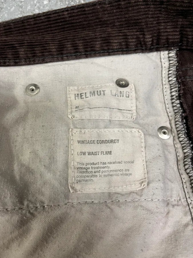 2000s Helmut Lang Brown Corduroy Large Vintage Pants (M) MuEDLFW 9
