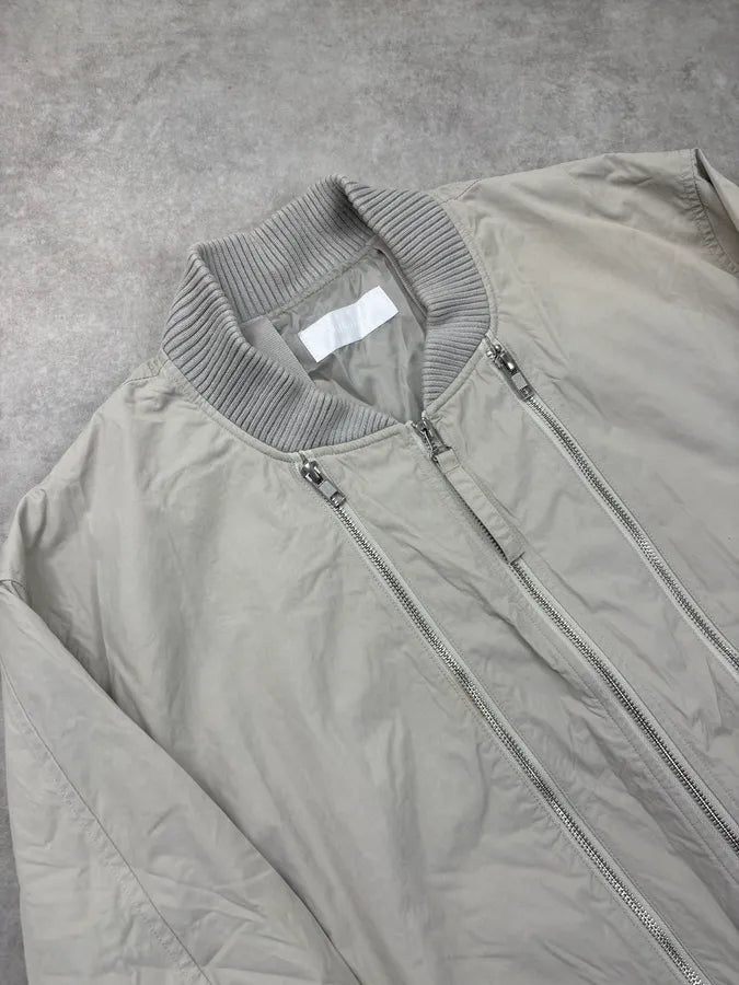 2010s Helmut Lang Grey Multi Zip Nylon Cargo Bomber Jacket  dYbCTWa 6