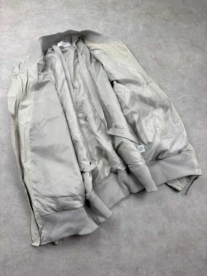 2010s Helmut Lang Grey Multi Zip Nylon Cargo Bomber Jacket  dYbCTWa 8