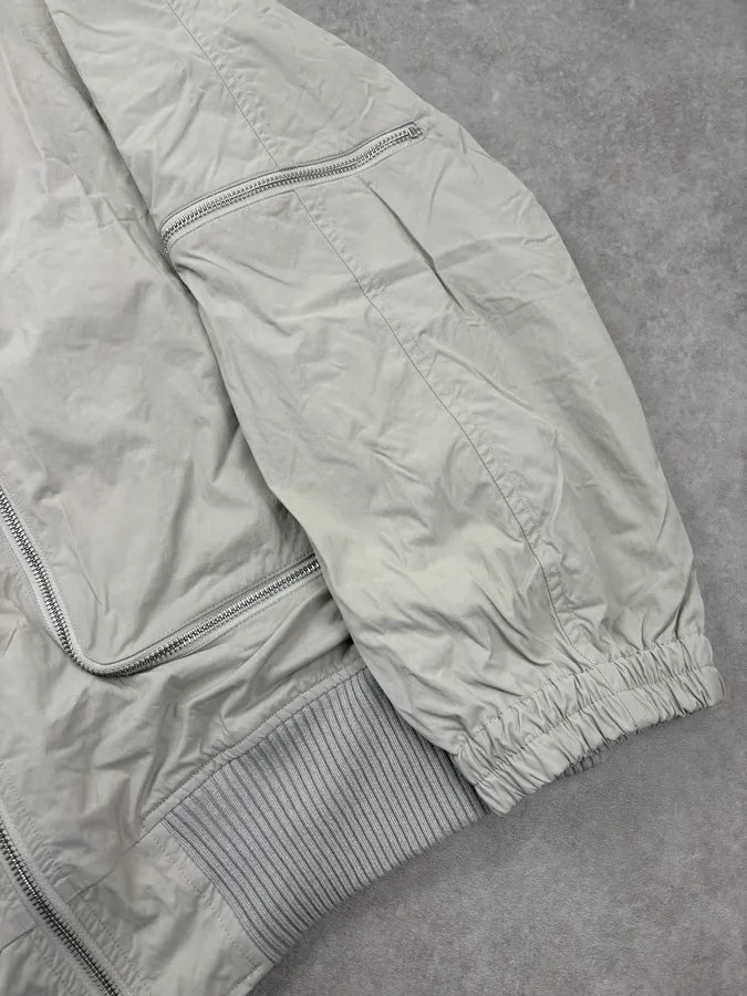 2010s Helmut Lang Grey Multi Zip Nylon Cargo Bomber Jacket  dYbCTWa 9