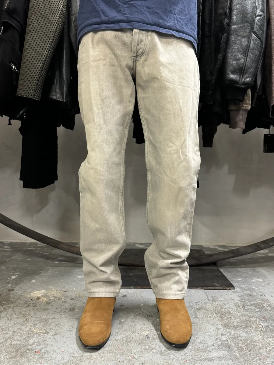 2000s Helmut Lang Grey Regular Denim Jeans (M) XlklAFU 0