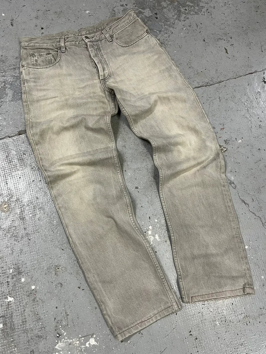 2000s Helmut Lang Grey Regular Denim Jeans (M) XlklAFU 3