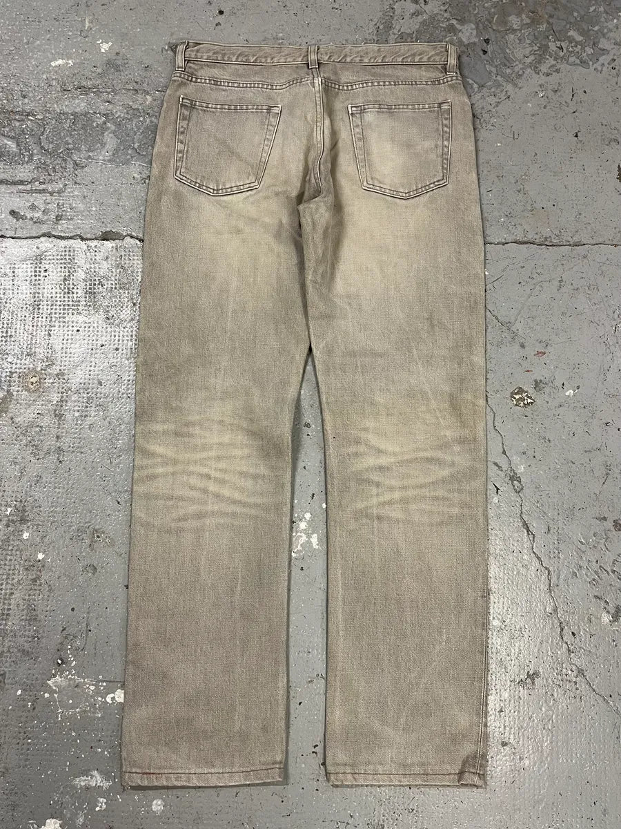 2000s Helmut Lang Grey Regular Denim Jeans (M) XlklAFU 4