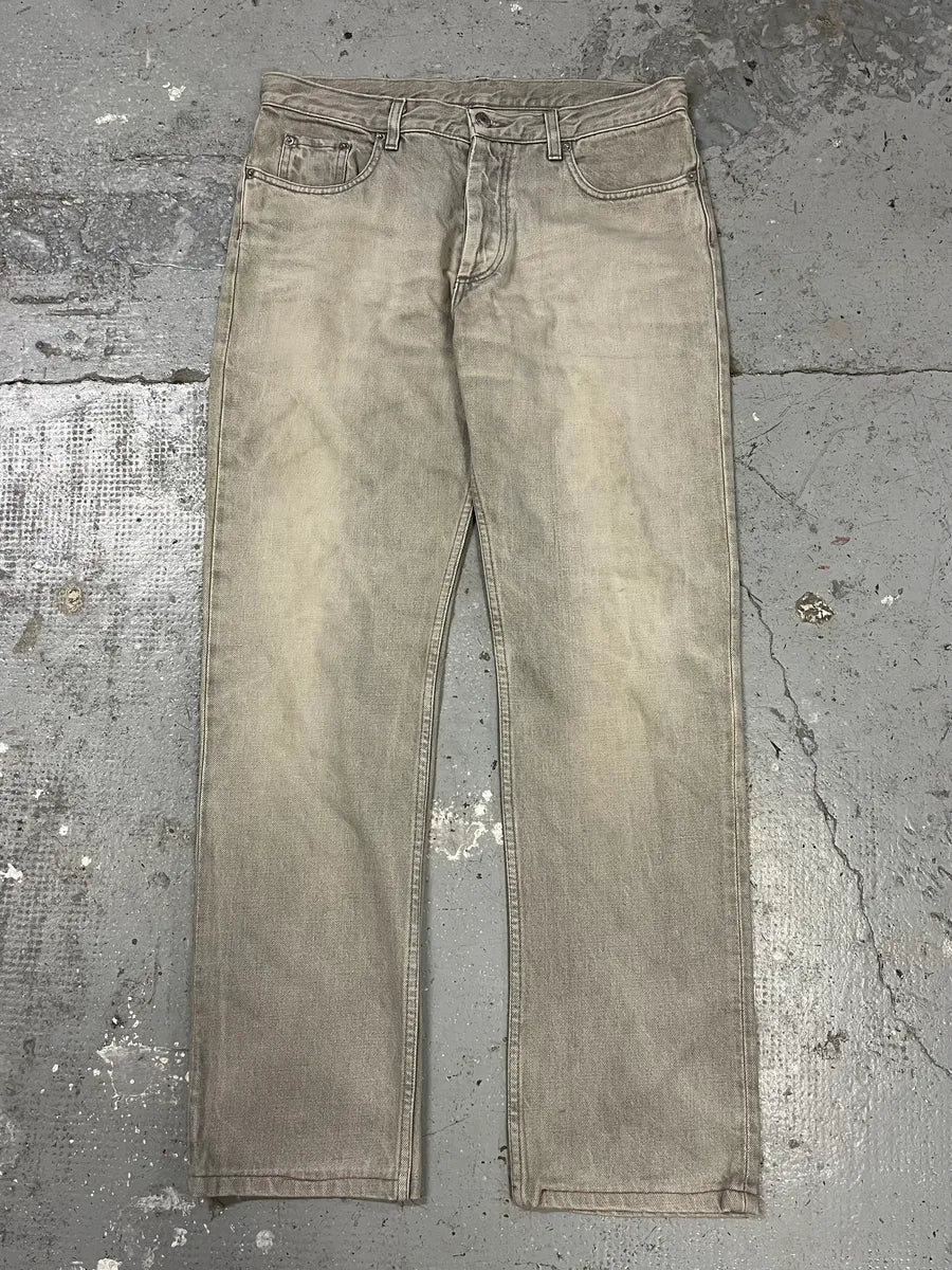 2000s Helmut Lang Grey Regular Denim Jeans (M) XlklAFU 5