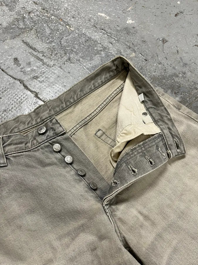 2000s Helmut Lang Grey Regular Denim Jeans (M) XlklAFU 9