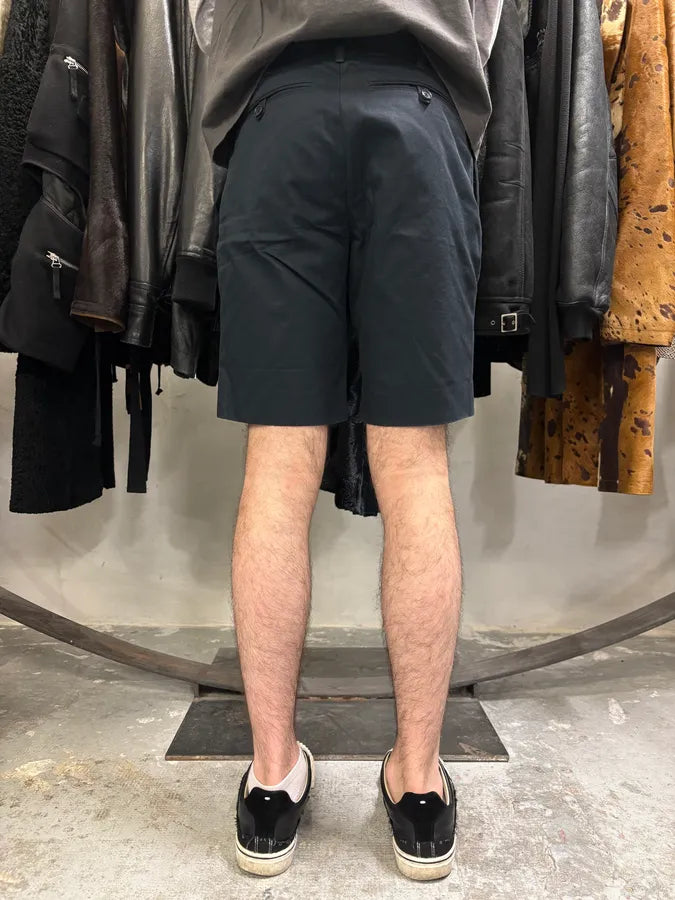 2000s Helmut Lang Strapped Waistband Navy Shorts (XS/S) iTOaUsp 2