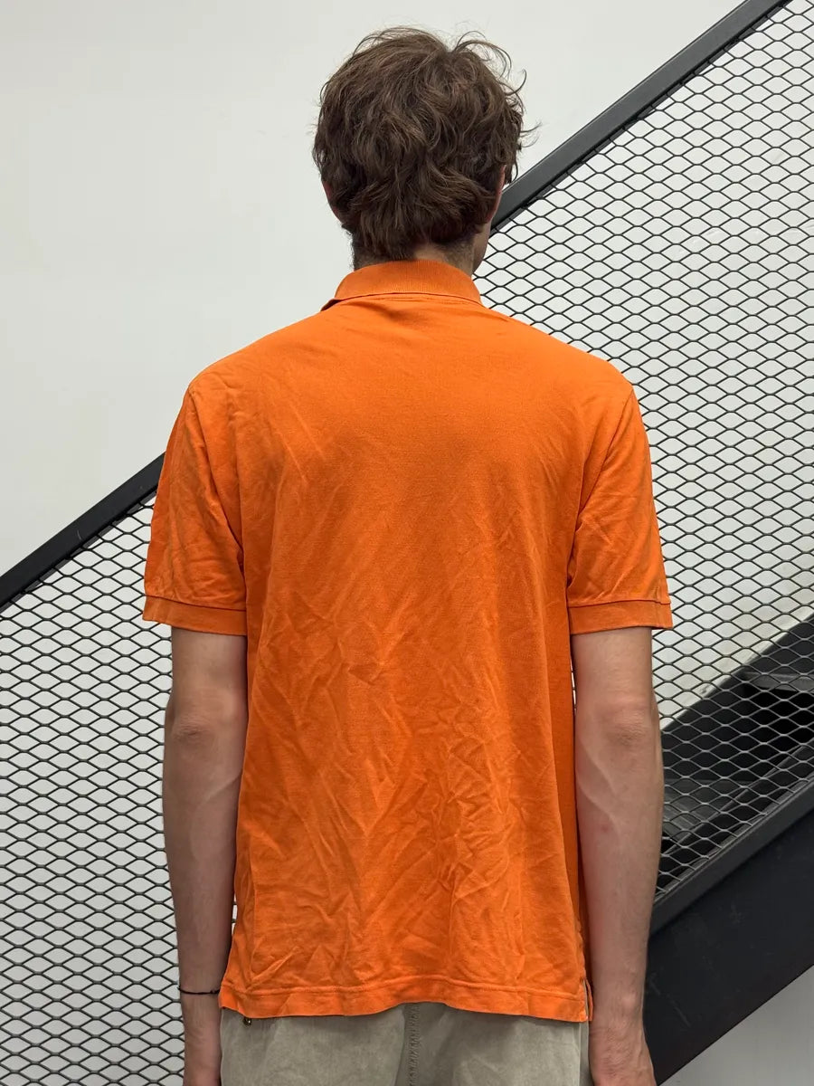 2000s Hermès Chest Pocket Orange Polo zydrOMW 2