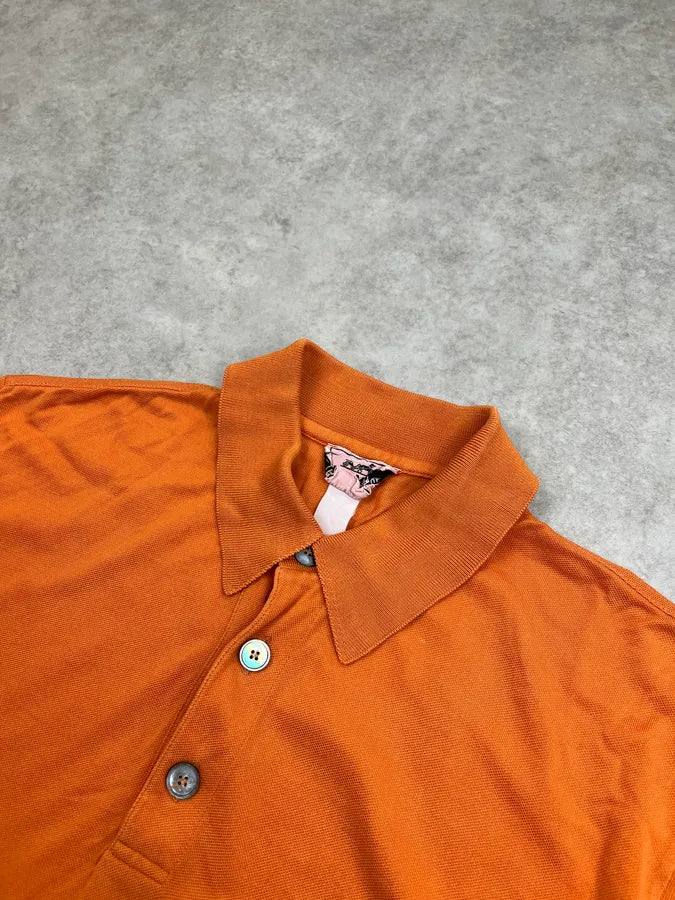 2000s Hermès Chest Pocket Orange Polo zydrOMW 4