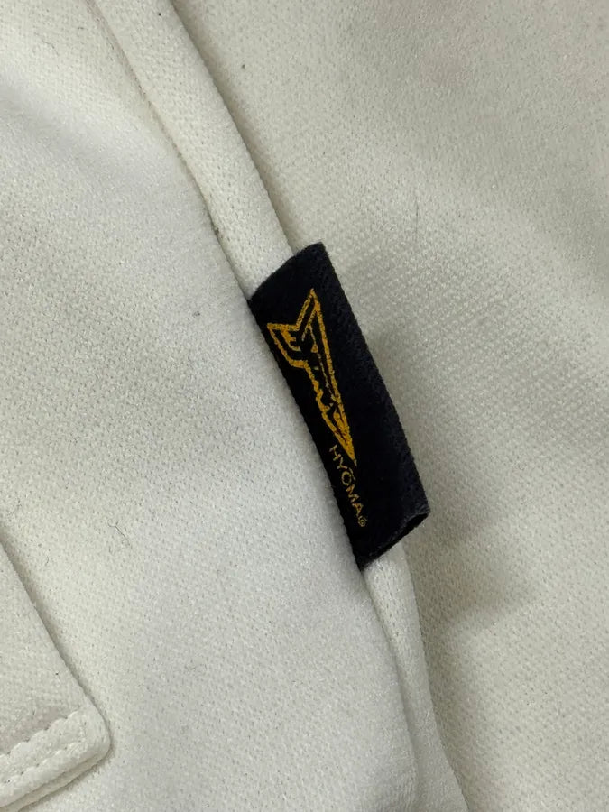 2000s Hyoma Uniform Red Lines White Zip Up Sweater GfUWklA 9