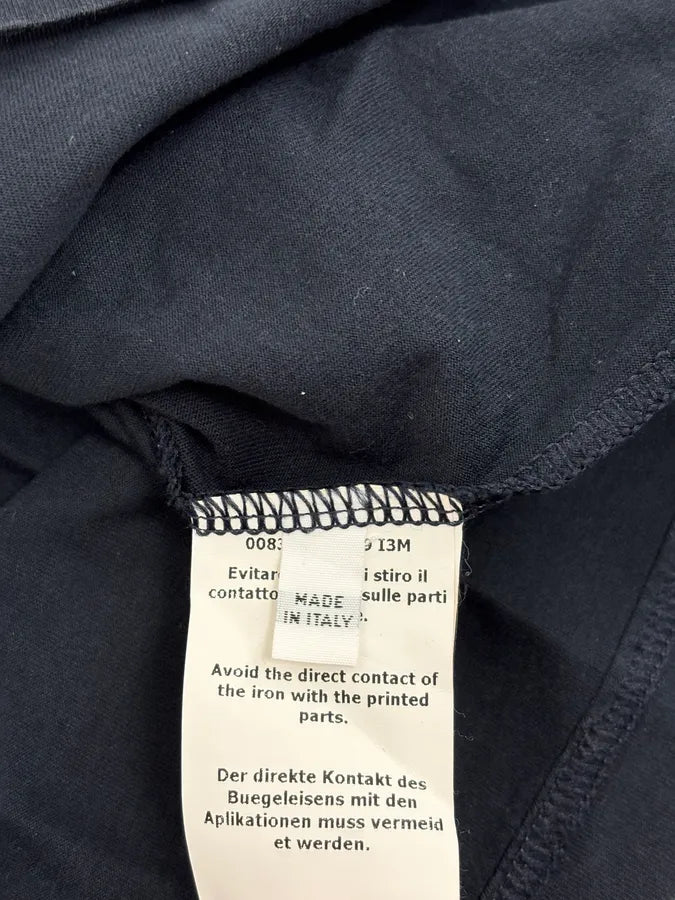2000s Iceberg Black Newspaper Tie Trompe L’œil T-Shirt jYIQWon 8