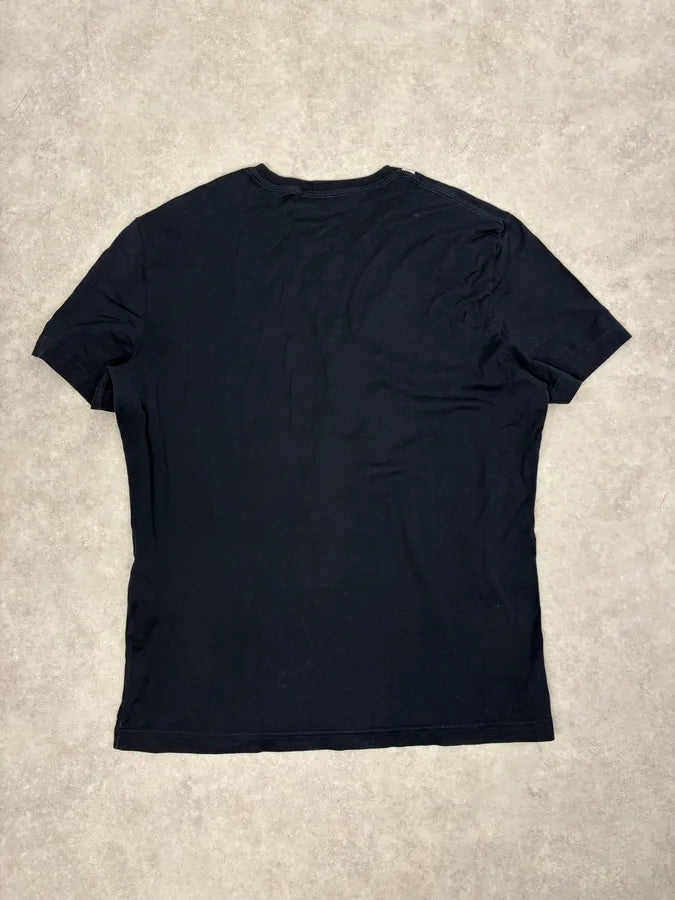 2000s Iceberg Black Newspaper Tie Trompe L’œil T-Shirt jYIQWon 5