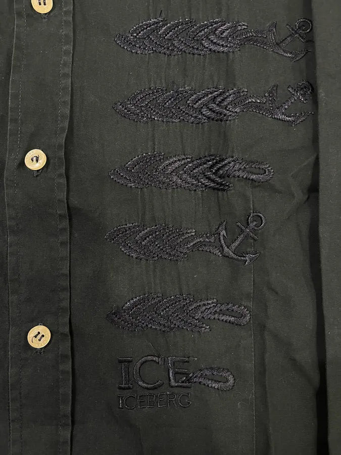 2000s Iceberg Navy Officer Napoleon Shirt wDGkXAh 4