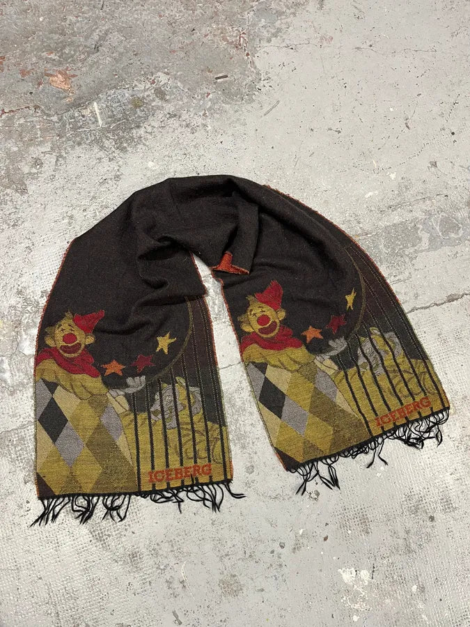 2000s Iceberg Clown Black Scarf quoMcfp 2