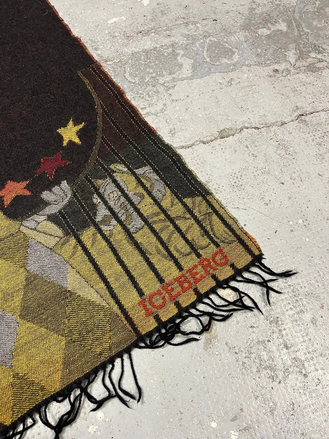 2000s Iceberg Clown Black Scarf quoMcfp 4