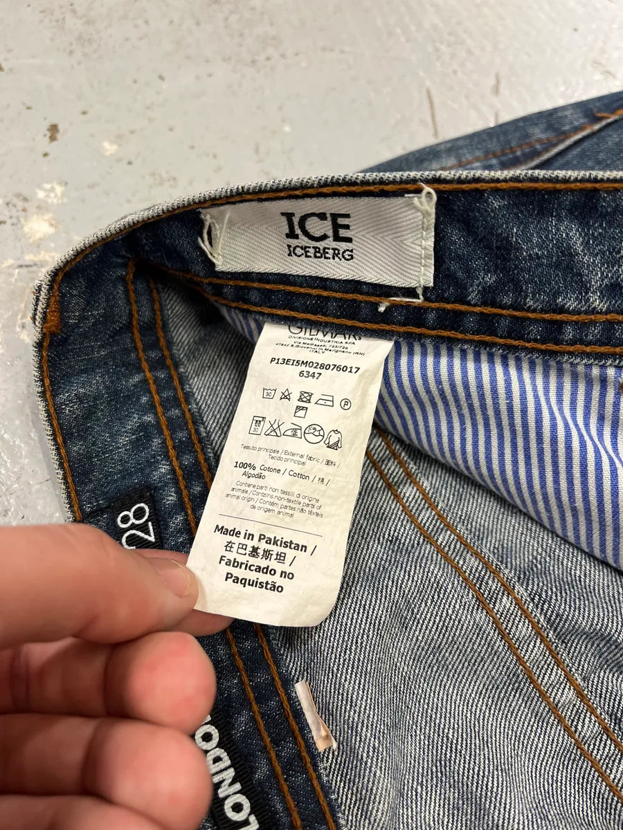 2000s Iceberg Faded Blue Jeans sQSuupZ 10