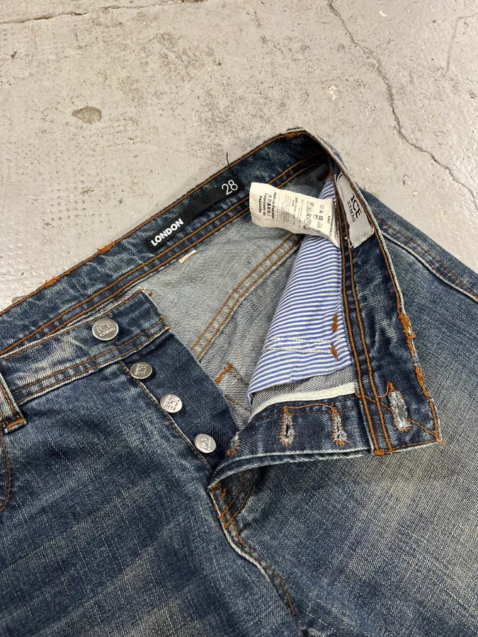 2000s Iceberg Faded Blue Jeans sQSuupZ 9