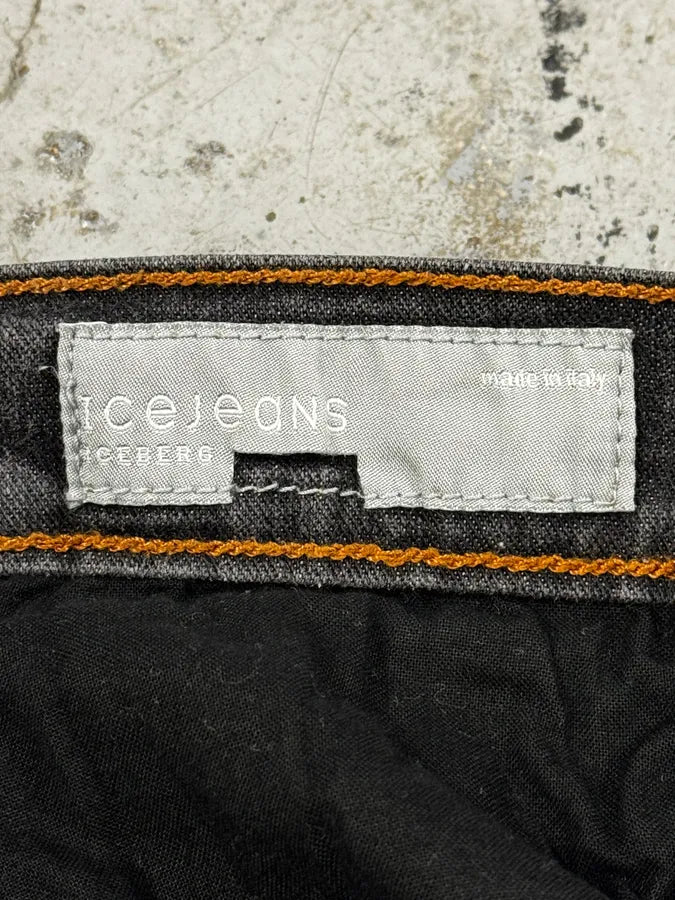 2000s Iceberg Full Zip Grey Denim Jeans aktdaGO 7