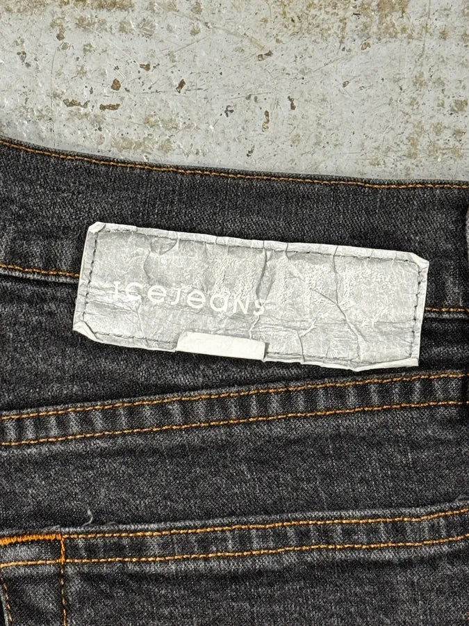 2000s Iceberg Full Zip Grey Denim Jeans aktdaGO 6