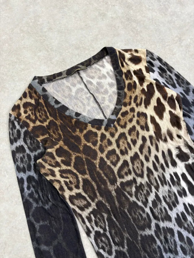 2000s Iceberg Leopard Print Dress JnldCPg 4