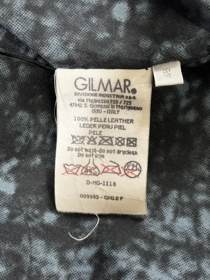 2000s Iceberg Trucker Grey Leather Jacket yKKmWJa 8