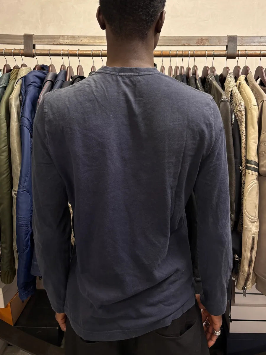 2000s Iceberg Yellow Dog Drawing Navy Longsleeves NQxuJhx 2