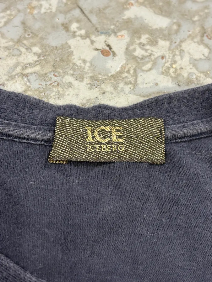 2000s Iceberg Yellow Dog Drawing Navy Longsleeves NQxuJhx 7