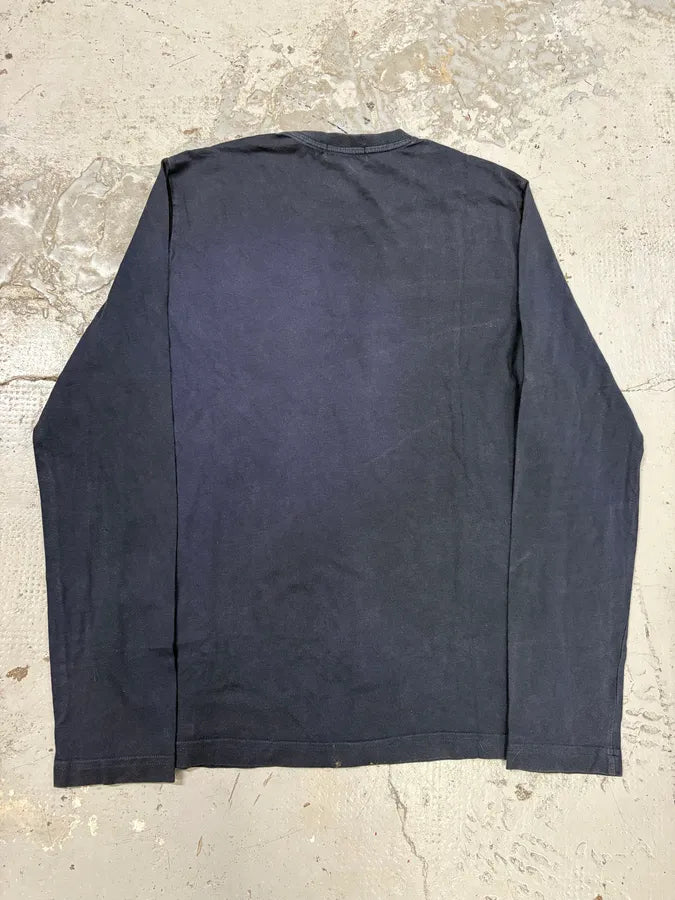 2000s Iceberg Yellow Dog Drawing Navy Longsleeves NQxuJhx 5