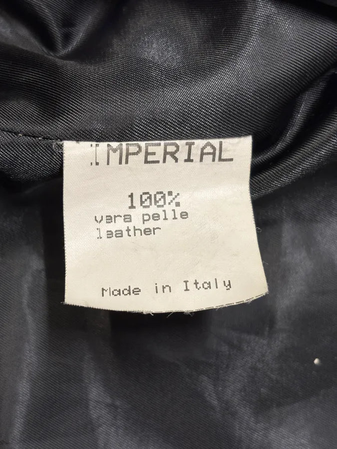 2000s Imperial Brown Patchwork Leather Jacket NcSVlzh 8