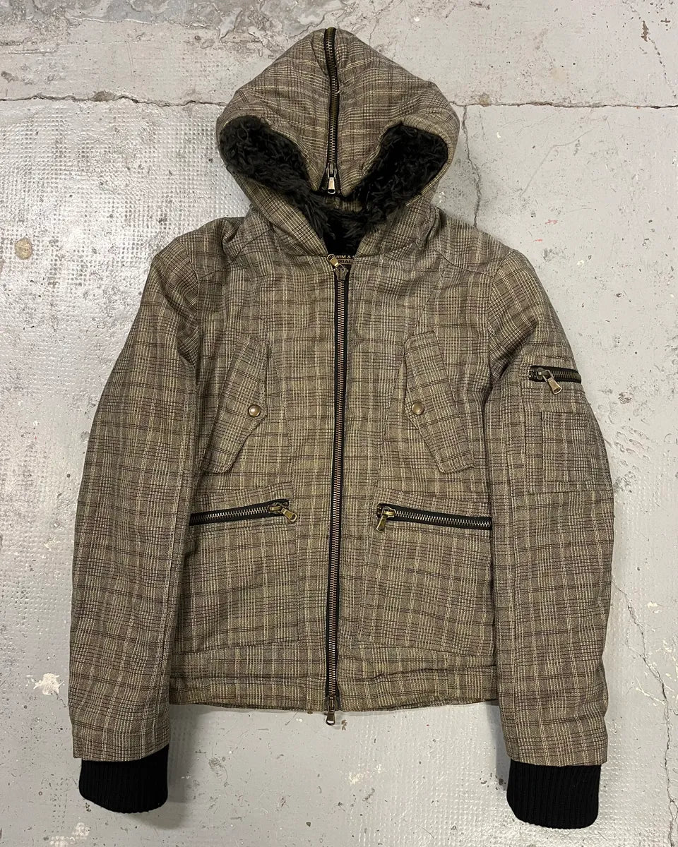 2000s Imperial Tartan Hooded Jacket OkiBrXe 0