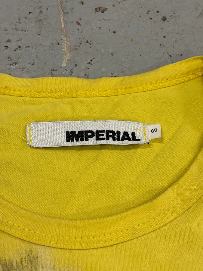 2000s Imperial Yellow Punk Dog T-Shirt TgVZepx 6