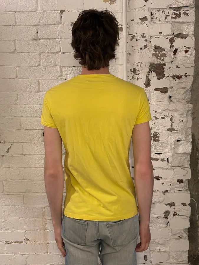 2000s Imperial Yellow Punk Dog T-Shirt TgVZepx 2